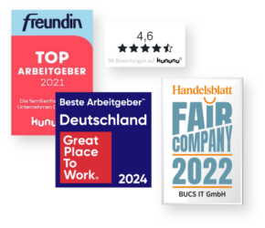 BUCS IT Karriere Auszeichnungen Badges Teaser